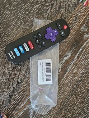 Roku TV Replacement Remote - Black with Purple Navigation